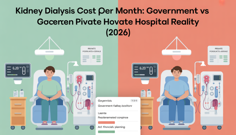 Kidney Dialysis Cost Per Month: Government vs Private Hospital Reality (2026)